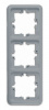 Рамка 3-ая "Gusi Electric" серебро